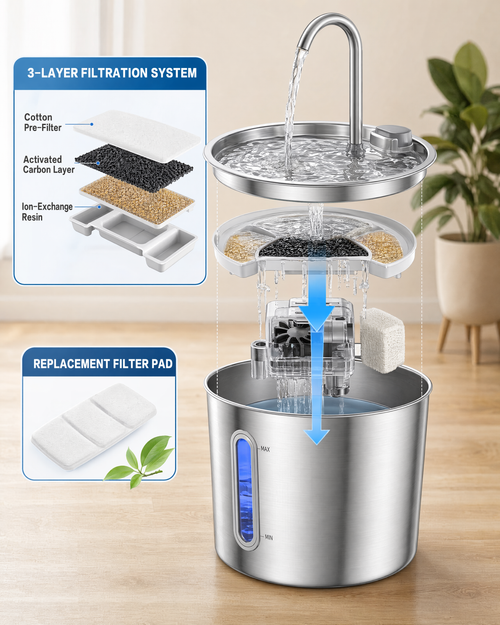 Stainless-Steel Automatic Water Dispenser