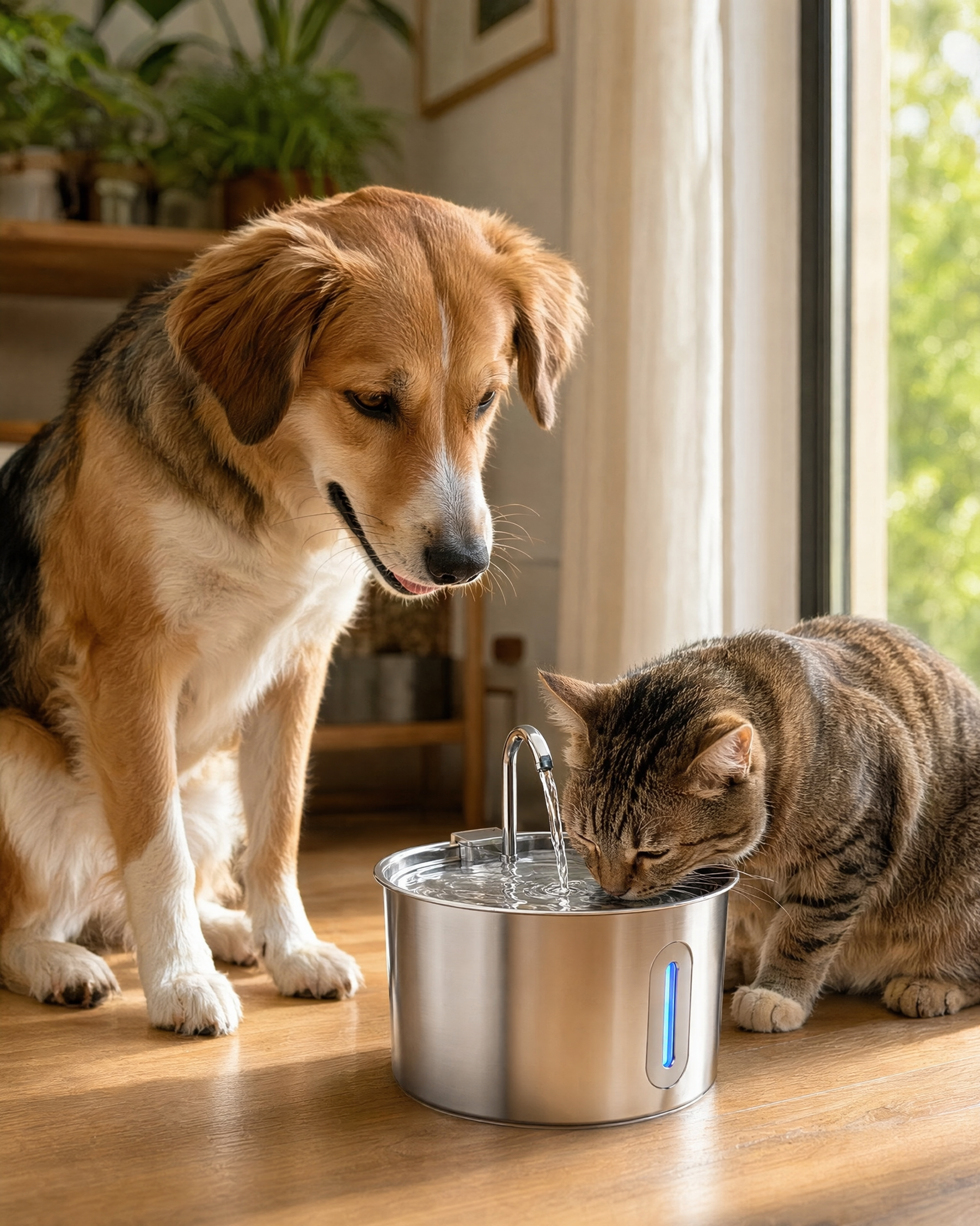 Stainless-Steel Automatic Water Dispenser